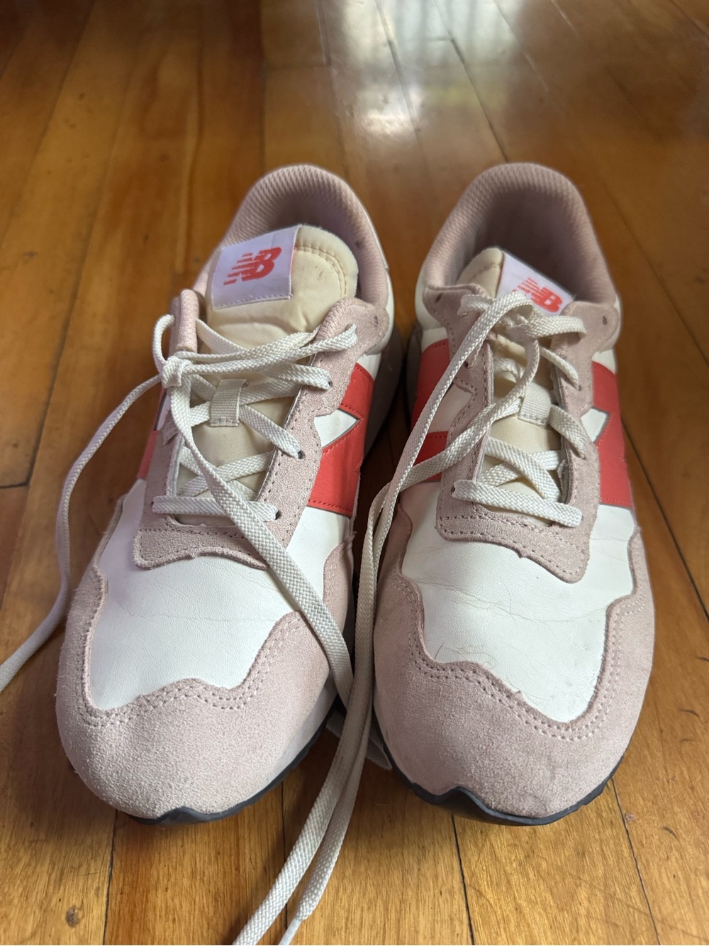New Balance Kids Pink & Coral Athletic Lace-Up Sneakers